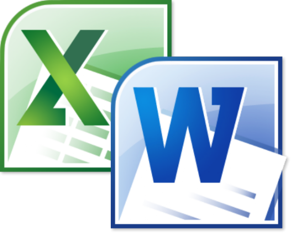Logotipo Word y Excel Curso Contabilidad Marbella