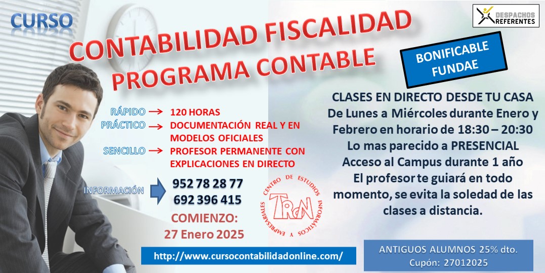 Curso Contabilidad - Fiscalidad y Programa Contable