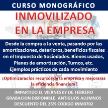 Curso Monográfico Inmovilizado en la empresa