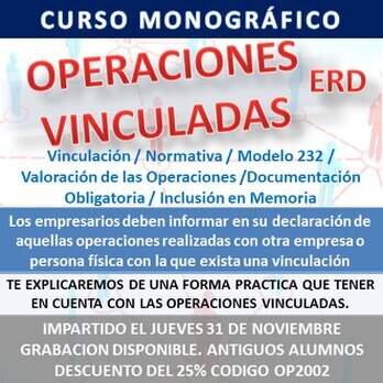 Operaciones Vinculadas Curso monográfico Operaciones Vinculadas