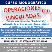 Curso monográfico Operaciones Vinculadas