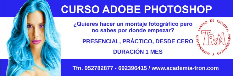 Publicidad Curso Photshop en Marbella